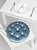 Подушка декоративная D40см DE'NASTIA бархатная универсальная голубой 60%хлопок/40%вискоза P111205 000000000001205575