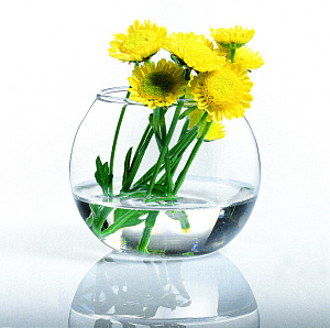 FLORA Ваза-шар для цветов 7см 400мл PASABAHCE стекло 43407 000000000001034773