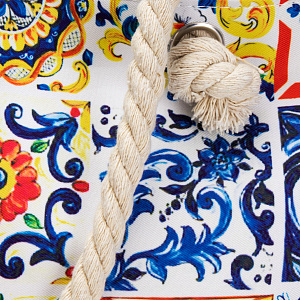 Сумка пляжная 52х37х14см с узорами полиэстер 000000000001221833