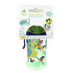 Поильник Микки и Минни Lubby&Disney baby, от 6 месяцев, 360мл 000000000001135530