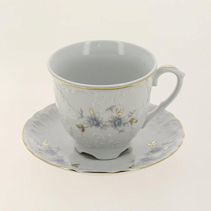 Сервиз кофейный 15 предметов CMIELOW 9706 blue фарфор 000000000001172712