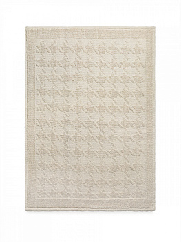 Коврик универсальный 60x80см DE'NASTIA Гусиные лапки букле молочный хлопок 000000000001228479