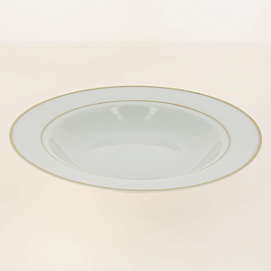 Тарелка cуповая 22см TUDOR ENGLAND ROYAL CLASSIC GOLD с золотым кантом фарфор 000000000001193737