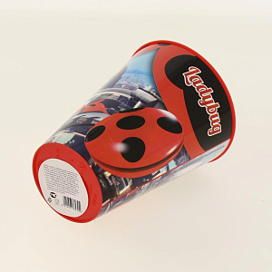 Стакан пластиковый 430мл с соломинкой и крышкой спортивный Леди Баг Stor 270895/86930 000000000001193202