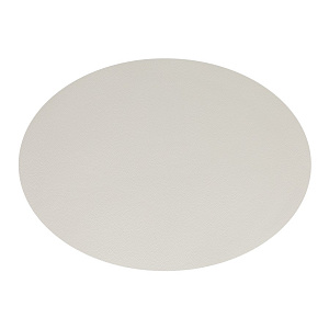 Салфетка серв DeNASTIA Двусторонняя, 45x32 овал, ПВХ, оливковый/серый E000509 000000000001214084