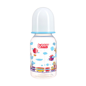 Бутылочка с соской от 0 месяцев Малыши и малышки Lubby, 120-125мл 000000000001135398