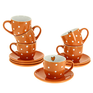 Чайный набор Agness, 220мл, керамика, 12 предметов 000000000001163183