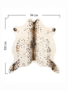 Коврик Барс LUCKY длинный ворс 94x100 верх:акрил-80%,полиэстер-20% обратная сторона-100%полиэстер,M000100 000000000001200619