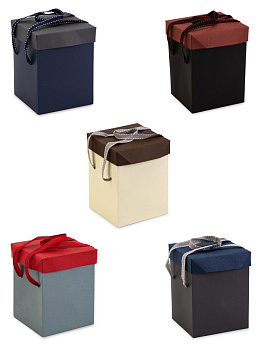 Коробка подарочная 10х10х13см КРАФТ в ассортименте картон 000000000001229166