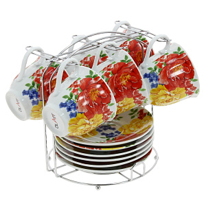 Чайный набор Olaff, 220мл, 12 предметов 000000000001144683