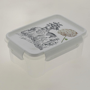 Контейнер для свч 750мл ПОЛИМЕРБЫТ toile de jouy пластик 000000000001204957