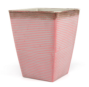 Кашпо 13х16см Retro Стакан квадрат микс пластик 000000000001216365