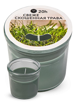 Свеча в стакане 7х7см FORA в ассортименте парафин 000000000001226067