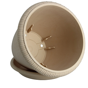 ГОРШОК Д/ЦВЕТОВ С ПОДДОНОМ LE JARDIN D=15  1.6 Л. 101-3 МР ЗОЛОТОЙ 000000000001016643