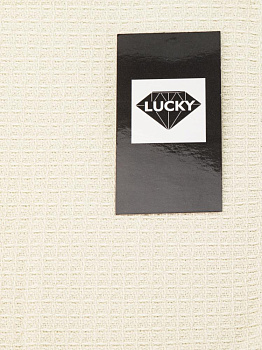 Полотенце кухонное 30х50см LUCKY вафельно-махровое молочный хлопок 100% 000000000001225104