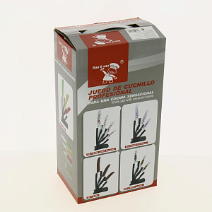 Набор ножей + овощечистка M010108/R010331 керамика/пластик 000000000001184545