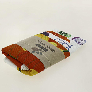 Набор кухонных полотенец 4шт 35х60см Доляна Love vegan 100%хлопок 000000000001206674