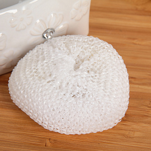 Дозатор для моющего средства 250мл ДОЛЯНА Нежность с губкой керамика 000000000001211473