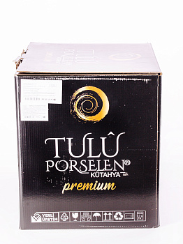 Набор столовой посуды 19 предметов TULU PORSELEN Reactive milky фарфор 000000000001212916