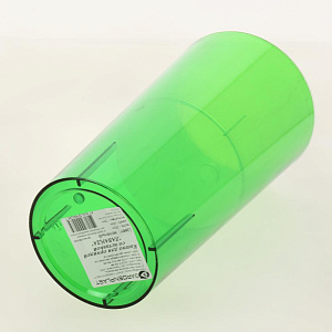 Кашпо для орхидей 3л h260мм D140мм GARDENPLAST ЛАВАНДА со вставкой зеленый пластик 000000000001207356