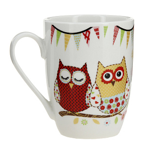Кружка 350мл Совы M020167/R030020 фарфор 000000000001168121
