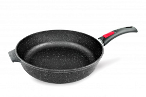 Сковорода 30см НЕВА МЕТАЛЛ ПОСУДА Каменная съемная ручка черный гранит алюминий Сковорода 30см НЕВА МЕТАЛЛ ПОСУДА Каменная съемная ручка черный гранит алюминий 000000000001212695