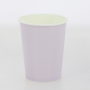 Набор стаканов бумажных 6шт 250мл Веселая Затея Пастель лаванда 000000000001211901