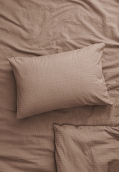 Наволочки 2шт 50x70см DE'NASTIA бежевый бязь жатый xлопок-100% 000000000001215172