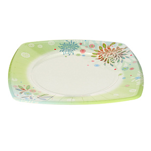 Набор одноразовых тарелок Цветы Pap Star, 26?26 см, 8 шт. 000000000001142457