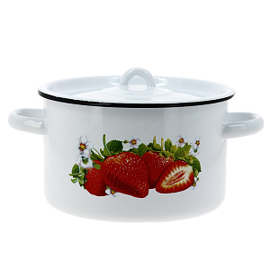 Набор посуды СТАЛЬЭМАЛЬ (1,5л+2,9л+3,9л) цилиндрическая форма эмалированная сталь 000000000001114769