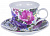 Набор чайный (13) 6 чашек 250мл+6 блюдец+чайник 1000мл, подар.уп ,CM-F13-SGB-034 000000000001170032