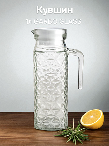 Кувшин 1л GARBO GLASS ромбы стекло 000000000001227425