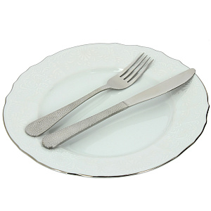 Тарелка Отводка Платина Люкс Хауз, 25 см 000000000001005849