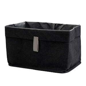 Органайзер для хранения 38x24x24см DE'NASTIA Джинсовая коллекция чёрный хлопок 100% 000000000001216198