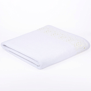 Полотенце махровое 100х150см LUCKY Итальянский бордюр айвори хлопок 100% 000000000001212839