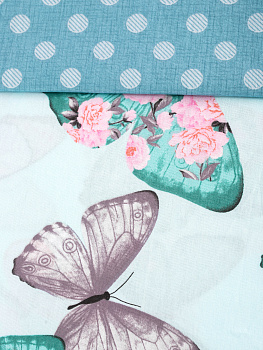 Комплект постельного белья 1,5-спальный BUENAS NOCHES Fiona Пододеяльник на молнии 145х215см простыня 150х215см наволочка 70х70см-2шт сатин хлопок 000000000001215535