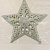 Украшение декоративное Звезда 12см белый R010498 000000000001191475