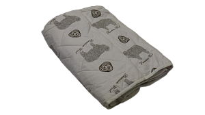 ДОЛИНА РАМБУЛЬЕ  Стеганый Hаматрасник 90х200, 1пр, хлопок/овечья шерсть/полиэф.вол 000000000001179475