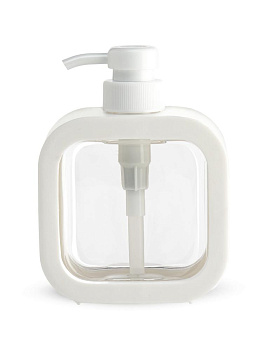 Диспенсер для мыла 500мл белый полипропилен 000000000001226466