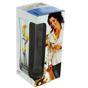 Ваза с серебряной отводкой Bohemia, 25 см 000000000001089432