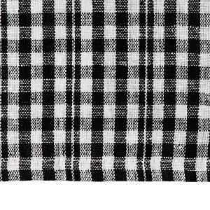 Полотенце кухонное 40х60см FORA клетка 04 черный хлопок 000000000001223125