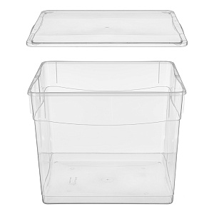 Ящик 40х33,5х31,5см 34л ECONOVA КРИСТАЛЛ универсальный бесцветный пластик 000000000001092310