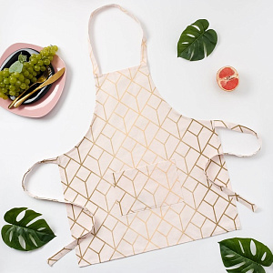 Фартук Этель "Сетка" 65х60см репс, пл.130г/м2, 100% хлопок 4126942 000000000001200082