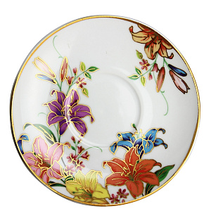 Чайный набор Садовые розы Matissa, 220мл, 12 предметов 000000000001140321