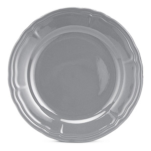 Набор столовой посуды 16 предметов серый керамика 000000000001223316