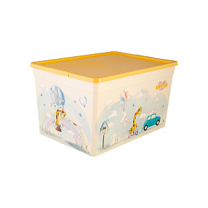 Коробка 16л ПОЛИМЕРБЫТ Giraffix пластик 000000000001213079