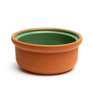 Горшок для запекания 16х11см 1л VIAPOT с крышкой mix керамика 000000000001216666