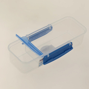 Контейнер для хранения продуктов 0,41л прямоугольный TO GO SISTEMA. Контейнер имеет небольшое внутреннее отделение с крышкой.21479 000000000001197087