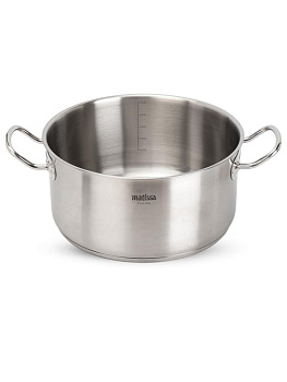 Кастрюля с крышкой 26см MATISSA нержавеющая сталь 000000000001227372
