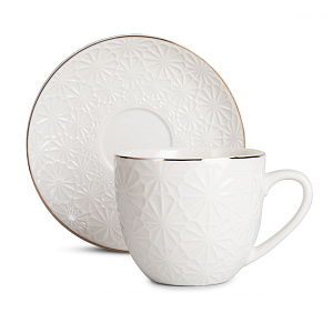 Пара чайная LAGARD 240мл/блюдце фарфор SH08090 000000000001219870